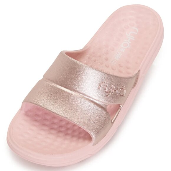 NEW RYKA Restore Recovery Slides Rose Gold for women 254 - Picture 4 of 7